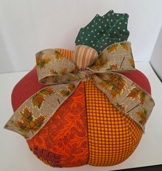 Large Hand-Sewn Pumpkin