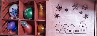 VTG 6 Piece Ornaments in Box