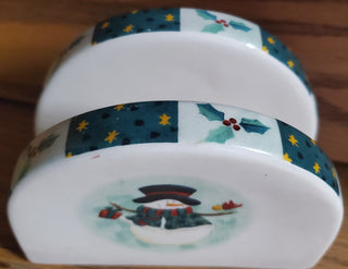 Ceramic Holiday Napkin Holder