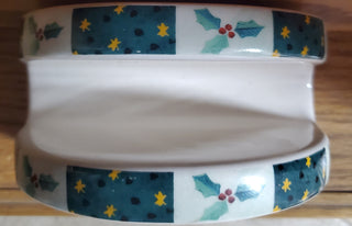 Ceramic Holiday Napkin Holder