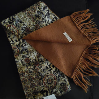 Brown Silk Scarf