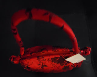 Red Satin Clutch