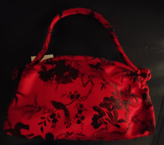 Red Satin Clutch