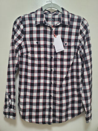 Dracula Upcycled Horror Flannel Shirt