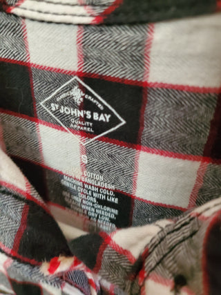 Dracula Upcycled Horror Flannel Shirt
