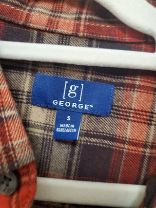 Upcycled Halloween- The Night He Came Home Flannel Shirt