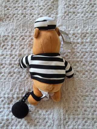 Vintage Disney Store Winnie The Pooh Prisoner Of Love Bean Bag Plush 8 Inch NWT