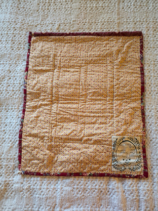 Vintage Cottage Hearts Patchwork Quilt Wall Hanging