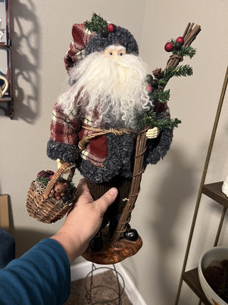 Vintage Santa w/staff RCD|126742