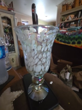 Beautiful Hand Blown tealight goblet
