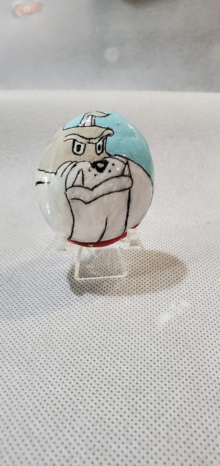 Painted rock #224 Butch  w/stand|53218