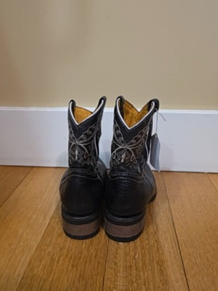 RF Kids Sz 2.5 Leather Potrillo Cowboy Boots