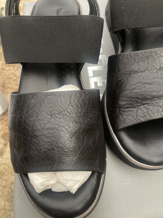 RSV-Black Leather Sandals|76735