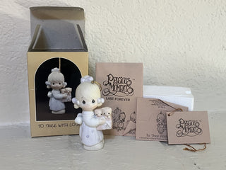 1985 Enesco Precious Moments Ornament RSV To Thee With Love|127965