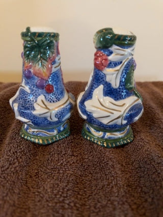 Vtg Fitz & Floyd Salt & Pepper Shakers