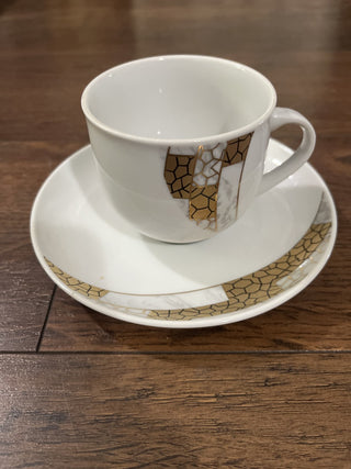 Vintage Thun Tea Cup & Saucer Gold Trimmed RCD|77858