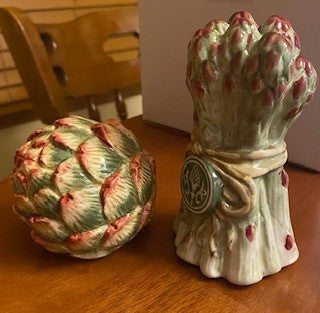 Pair Fitz & Floyd Salt/Pepper  set-2