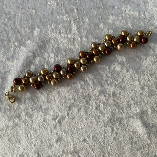 multi color brown hand woven bracelet RSV