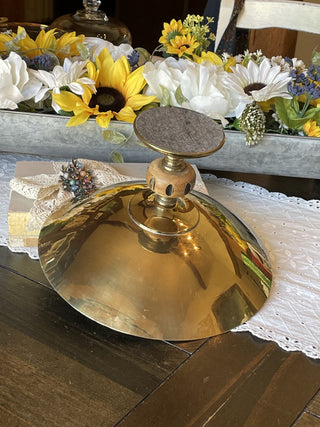 Brass Pedestal Dish -RDC|77649