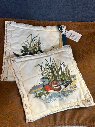 Vintage duck pot holders set of 2|113247