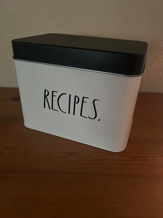Rae Dunn Recipe Box     MTS|102681