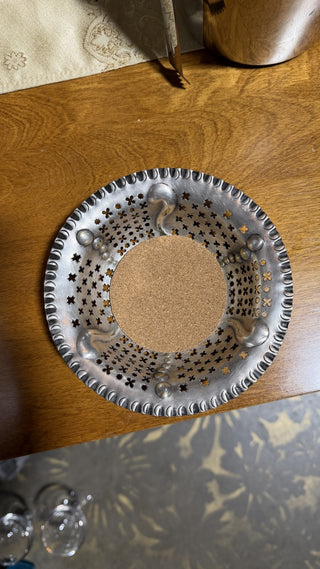 Pewter Wine Bottle Coaster|122932