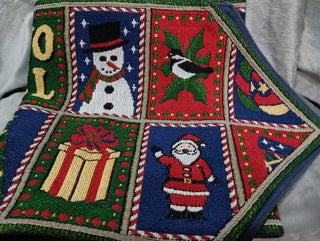 Vintage Christmas table runner rsv|124504