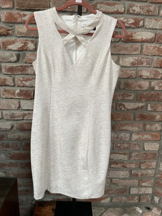Guess White/Gold Dress Sz 14 01000125 RSV|67841