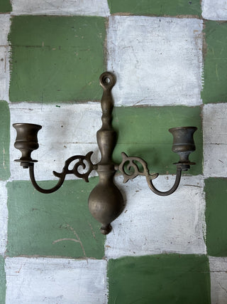 VTG Brass Candle Holder made in England F&m|94143