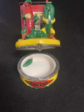 Dallas chili peppers trinket box RCD|72668