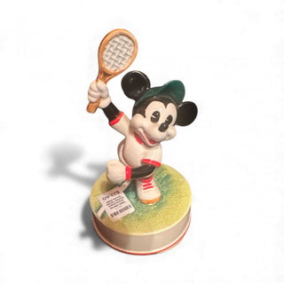 Walt Disney Charachters Mickey Mouse Tennis #258 Music Box Sing Schmid Japan #47 VV MTS