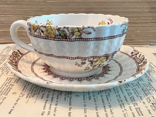 VTG Spode buttercup pattern cup and saucer