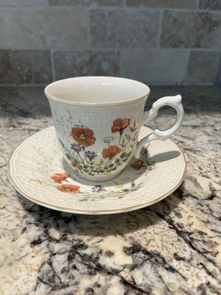 Mikasa Fine Ivory Margaux Tea Cup & Saucer (50) RCD|72264