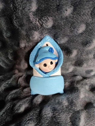 light blue baby boy ornament rsv|124915