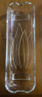Vintage Glass Celery Dish