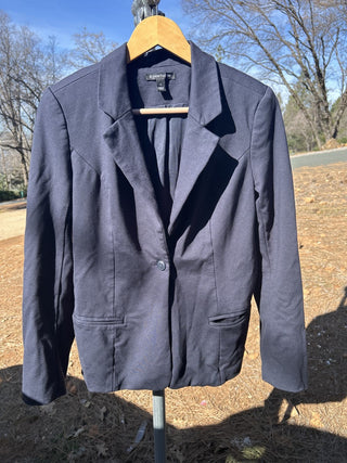 #2 41 Hawthorn women's navy blue single-button blazer Size L