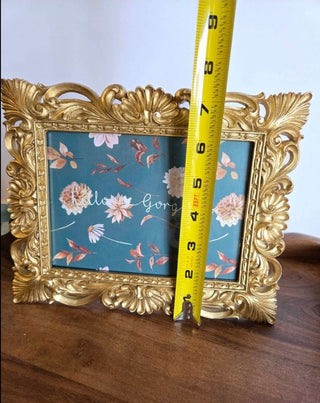 Ornate Gold Frame "Hello Gorgeous" -RSV
