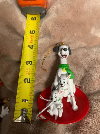 Vintage Grolier Disney 101 Dalmatians on Sled Ornament MTS|131180
