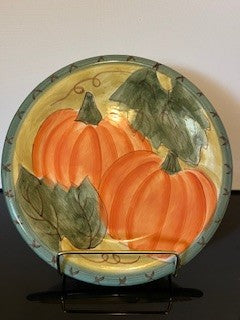 #2387 Two Pumpkin Plate RSV