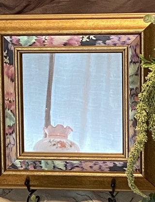 1980’s Wood decorative mirrors 12x12 RCD|62790