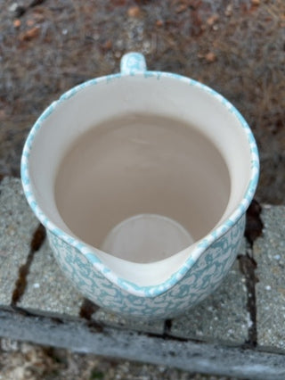 AS IS Large 9.5” sponge ware pitcher