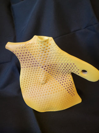 6" Tall Yellow Studio Pottery Hanging Teapot Vase RCD|61242