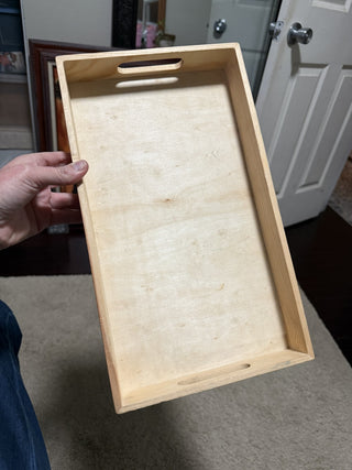 Wood tray|48006