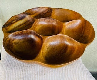 Vintage Mid-Century Modern Monkey Pod Serving Tray RCD|103859
