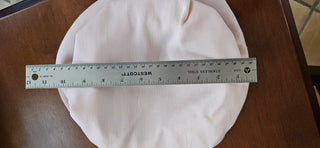Joseph Magnin vintage pink silk hat sz 22 RSV|102065