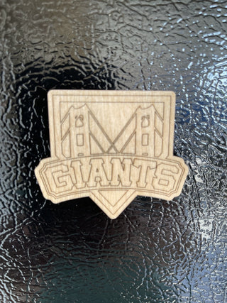 San Francisco Giants Wood Engraved Magnet|71718