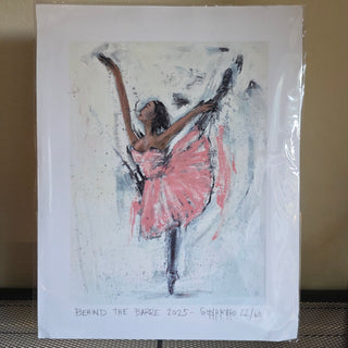 NEW - Behind the Barre - Art Print (11x14)