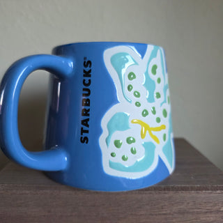 NEW - Starbucks  | Embossed Blue Iris Mug