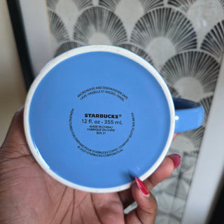 NEW - Starbucks  | Embossed Blue Iris Mug