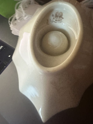 Lenox Holiday Dimension Holly Leaf Shaped Single Candle Holder #62 VV MTS|127802